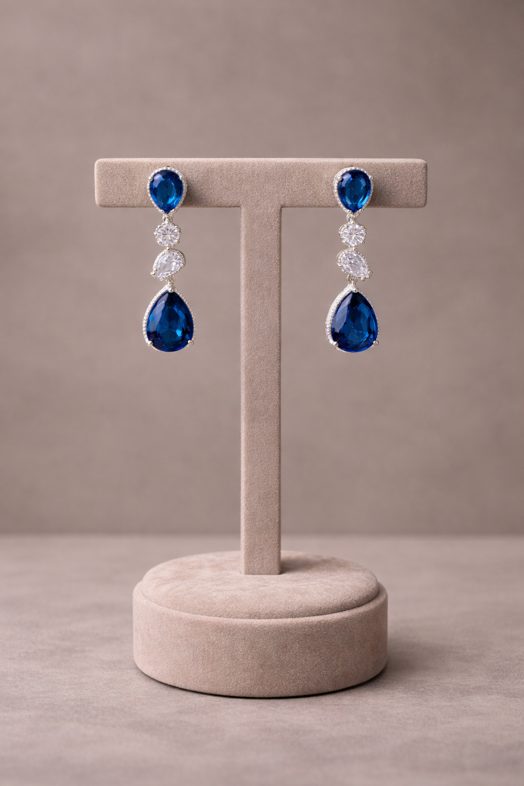 Radiant Silver Elegance Multicolour Drop Earring Collection