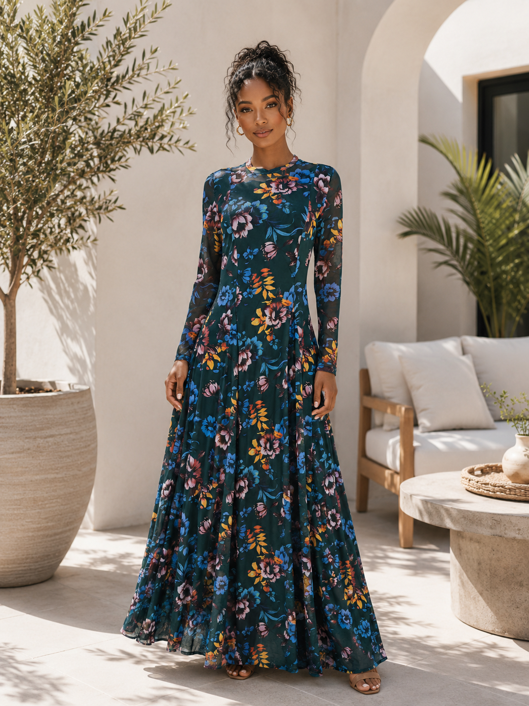 The Midnight Garden Maxi Dress