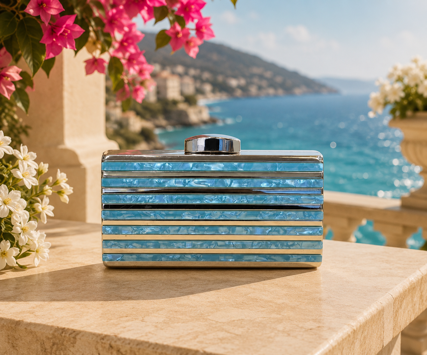 Riviera Pearl Clutch