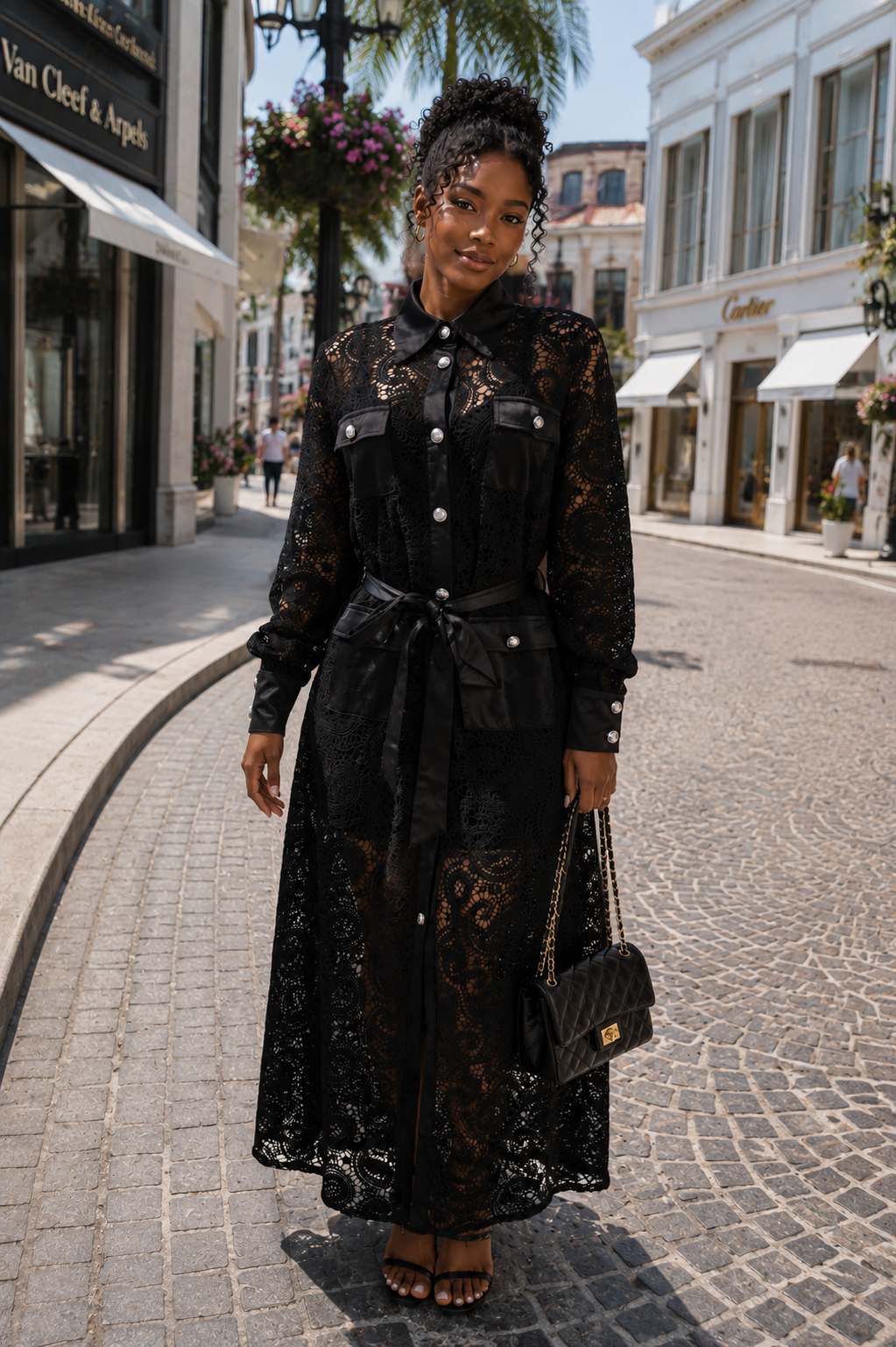 The Lace Shirt Dress