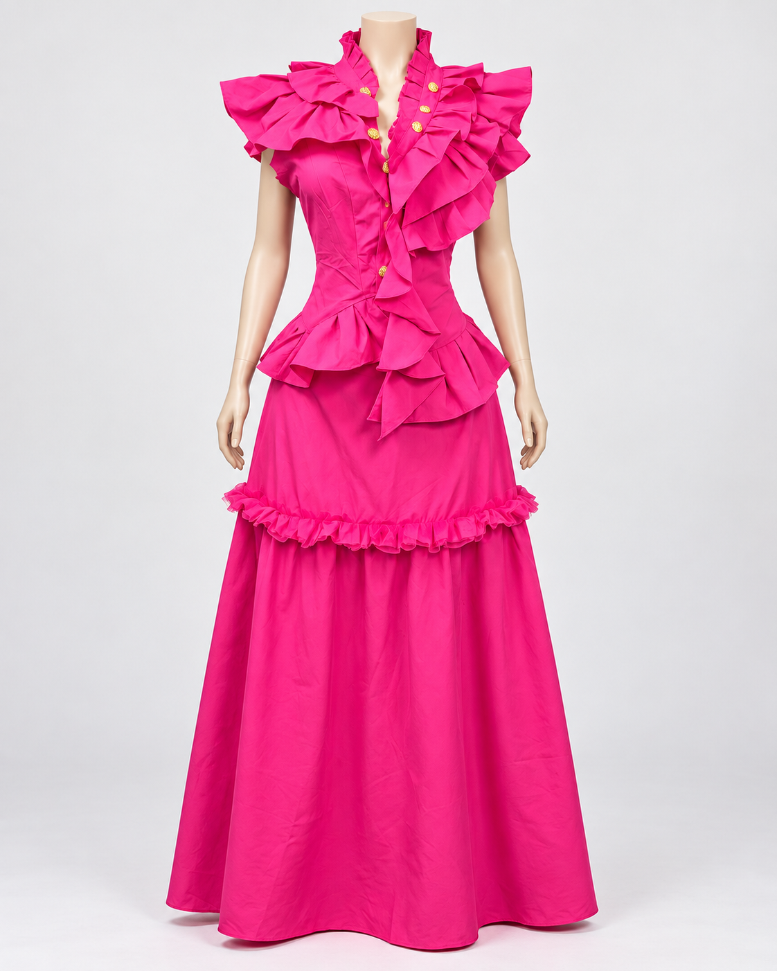 The Serena Ruffle Maxi Dress