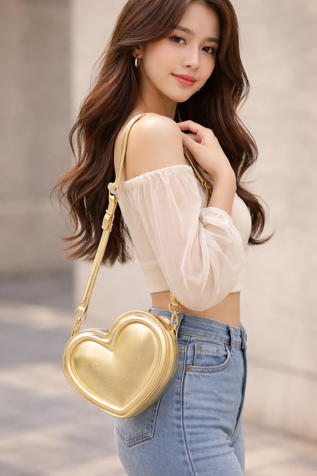 Heart Cross Body Bags
