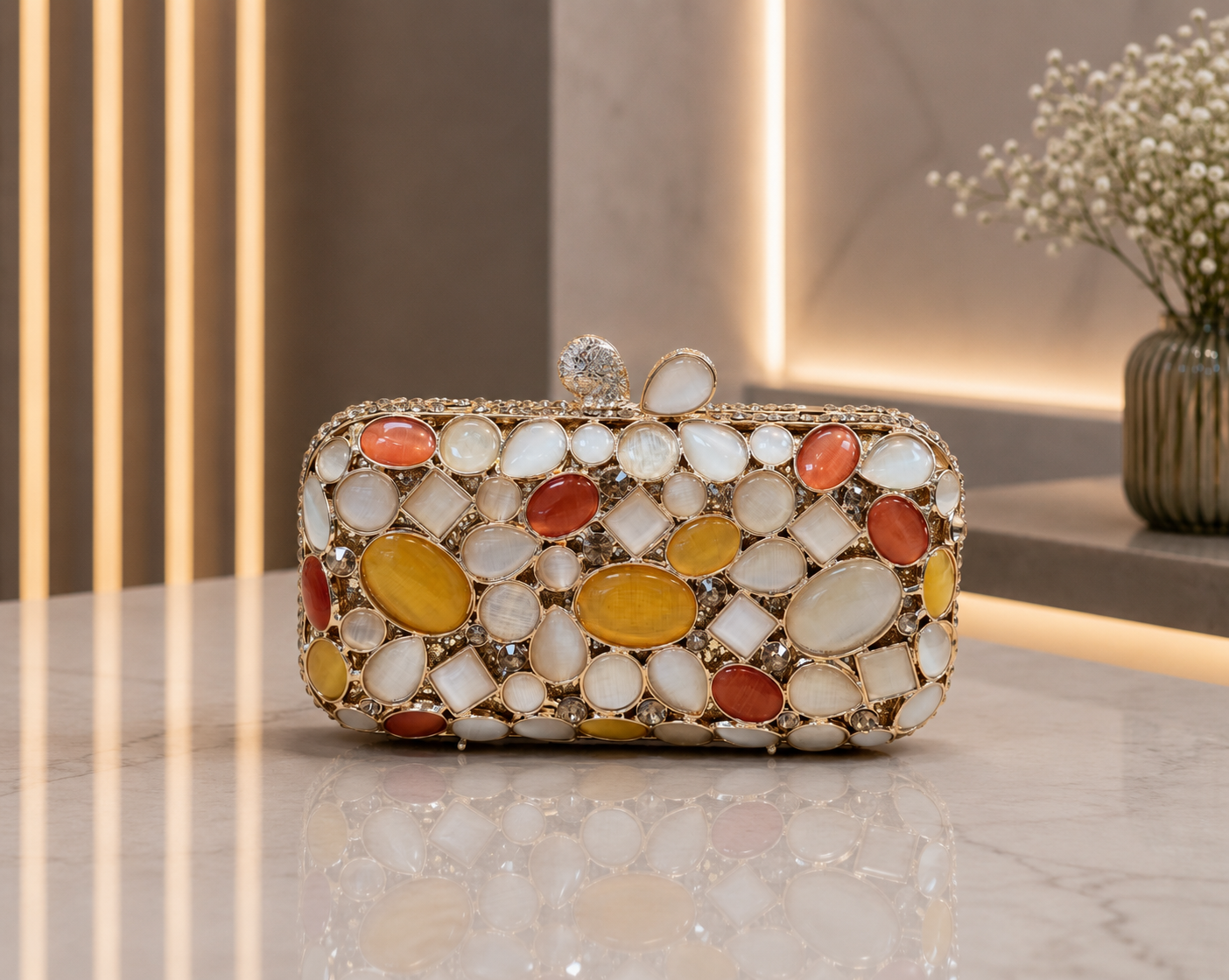 The Aurora Mosaic Clutch