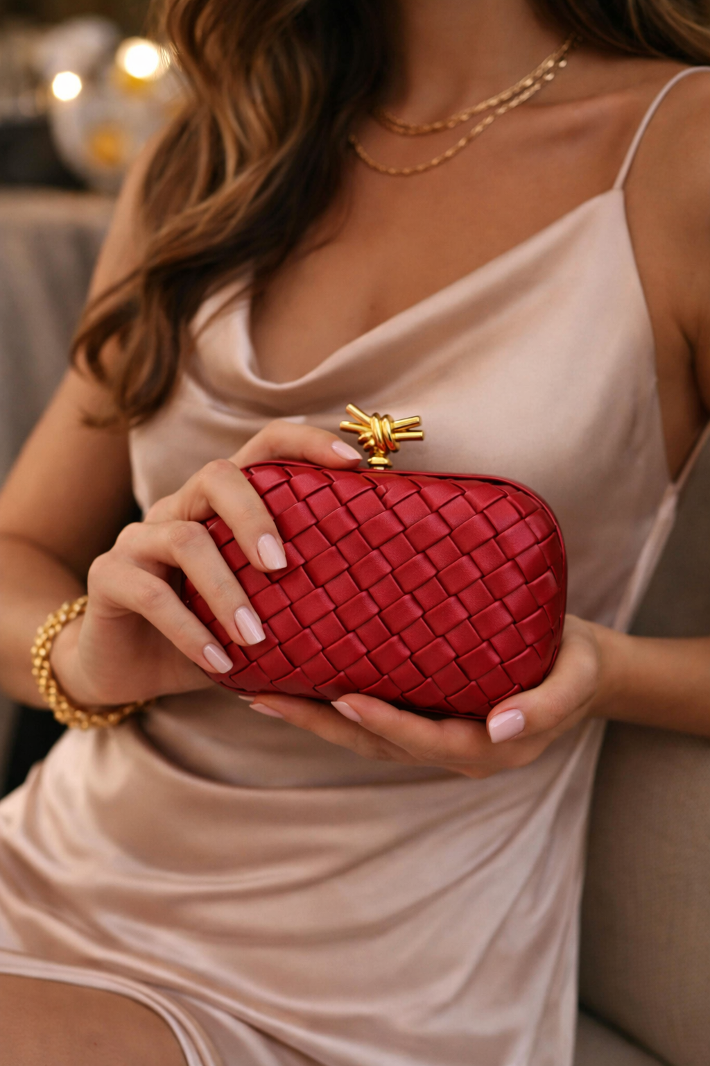 Woven Knot Clutch Collection