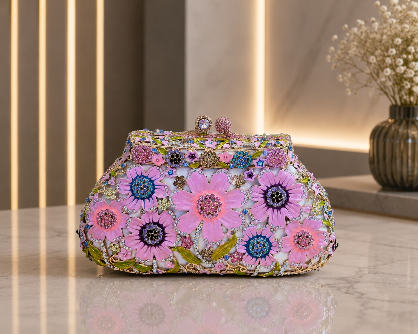 The Floral Bloom Clutch