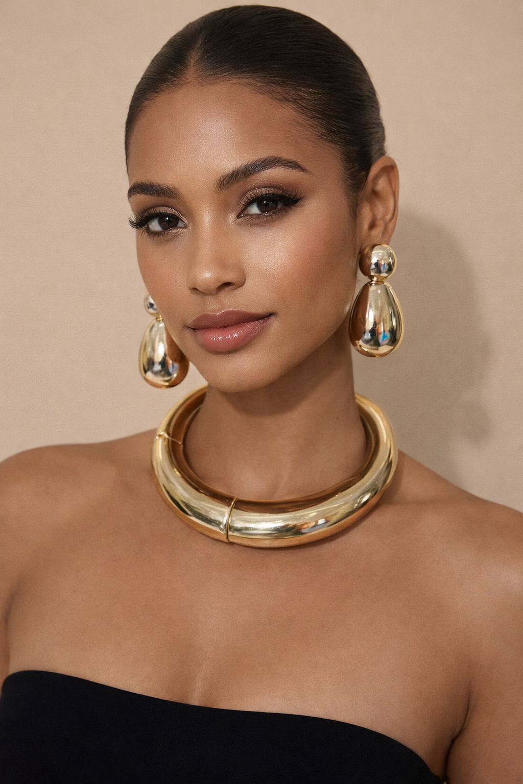 3 Piece Shiny Gold Set