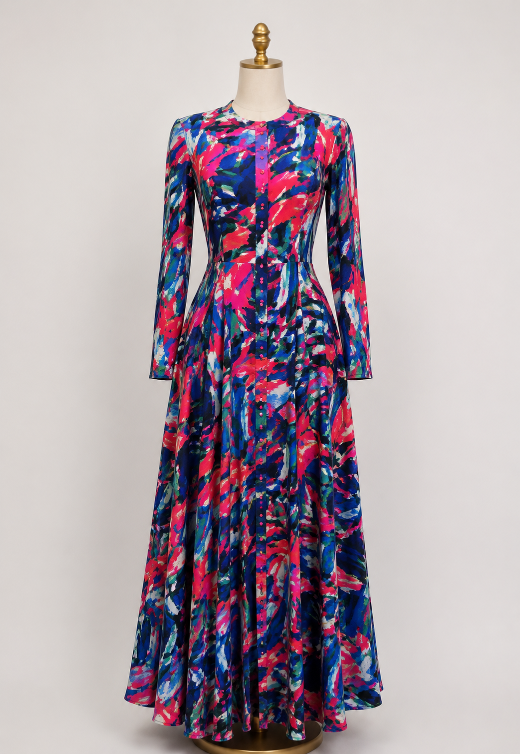 Abstract Elegance Mesh Dress Collection