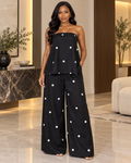 Celaya Polka Dot Bandeau Co-Ord Set