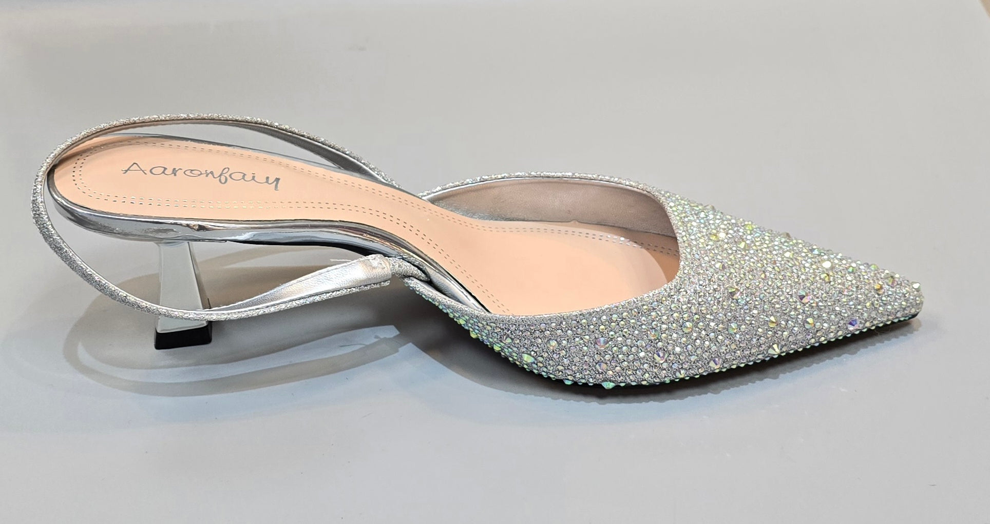 Radiant Elegance Slingback Heels