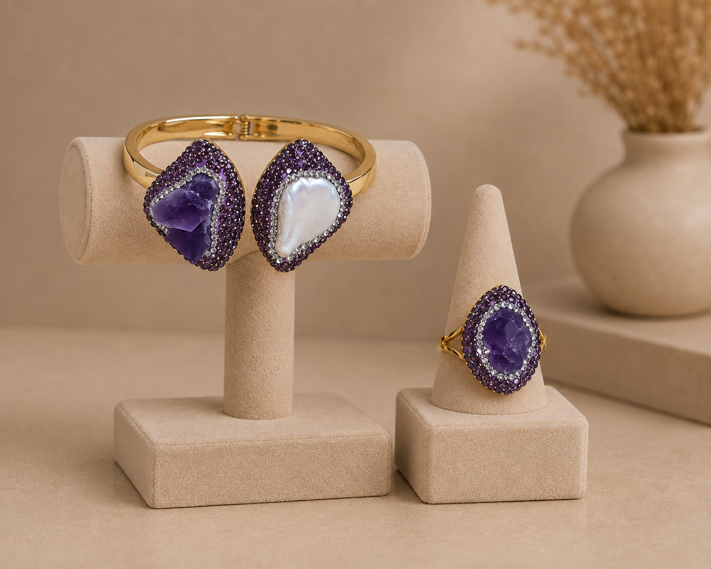 Amethyst Aura Set