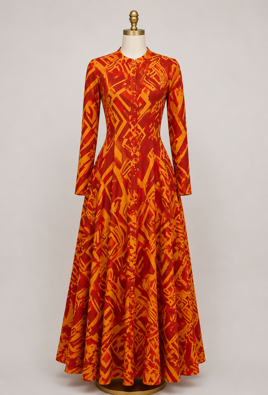 Abstract Elegance Mesh Dress Collection