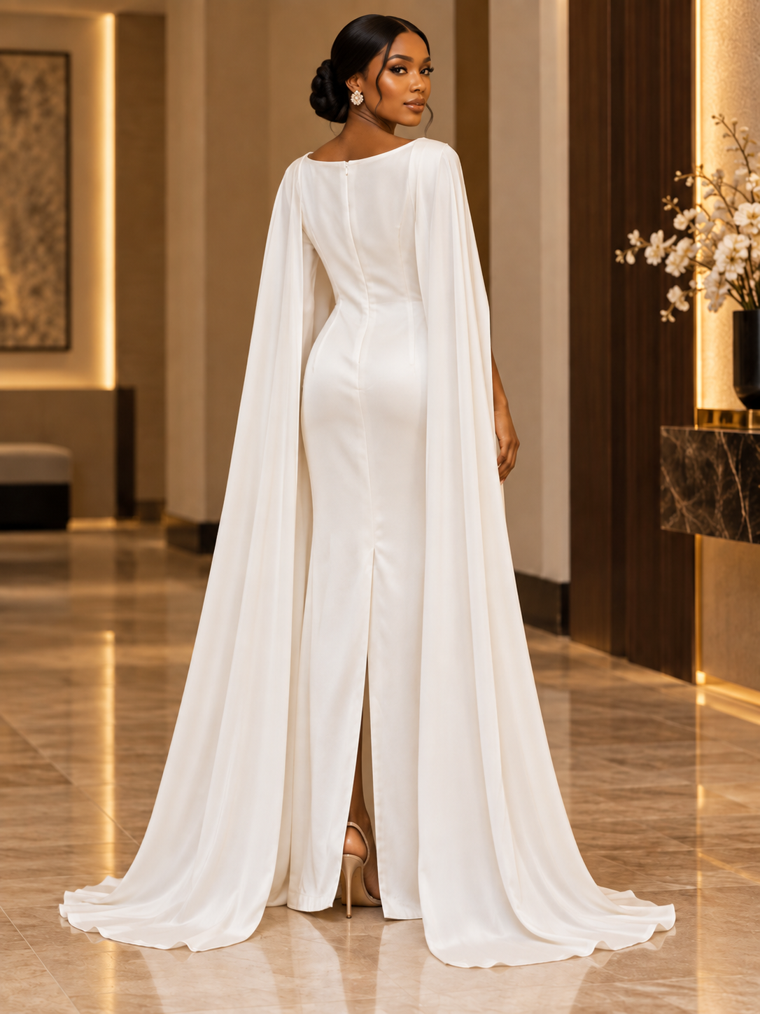 The Aurelia Cape Gown