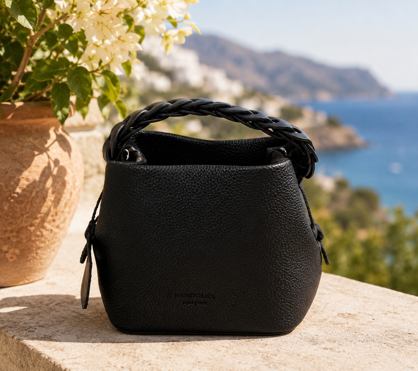 The Azure Weave Mini Tote