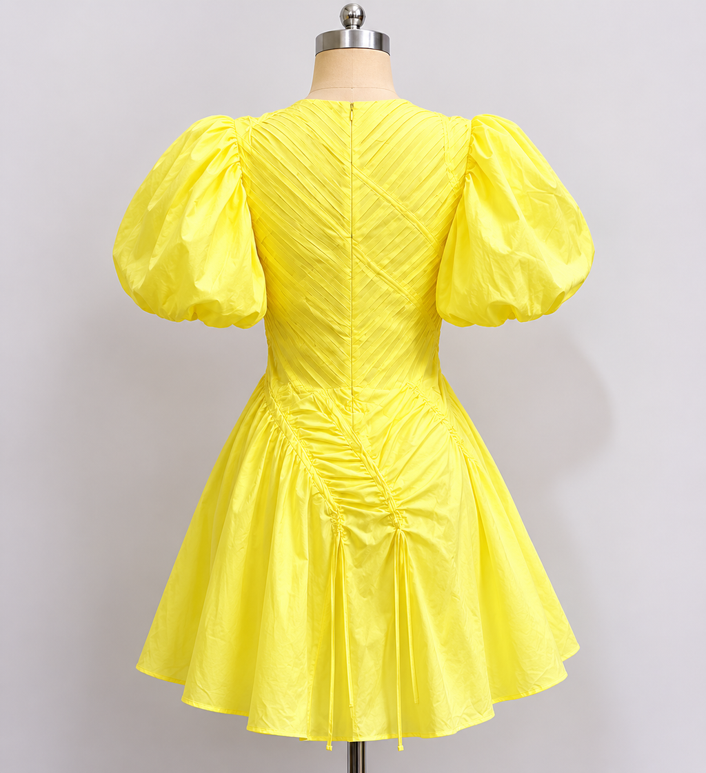 Radiance Puff Sleeve Mini Dress