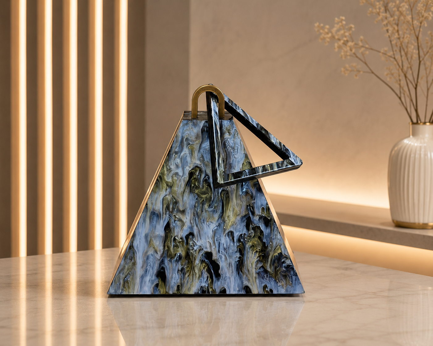 The Prism Sculptural Clutch