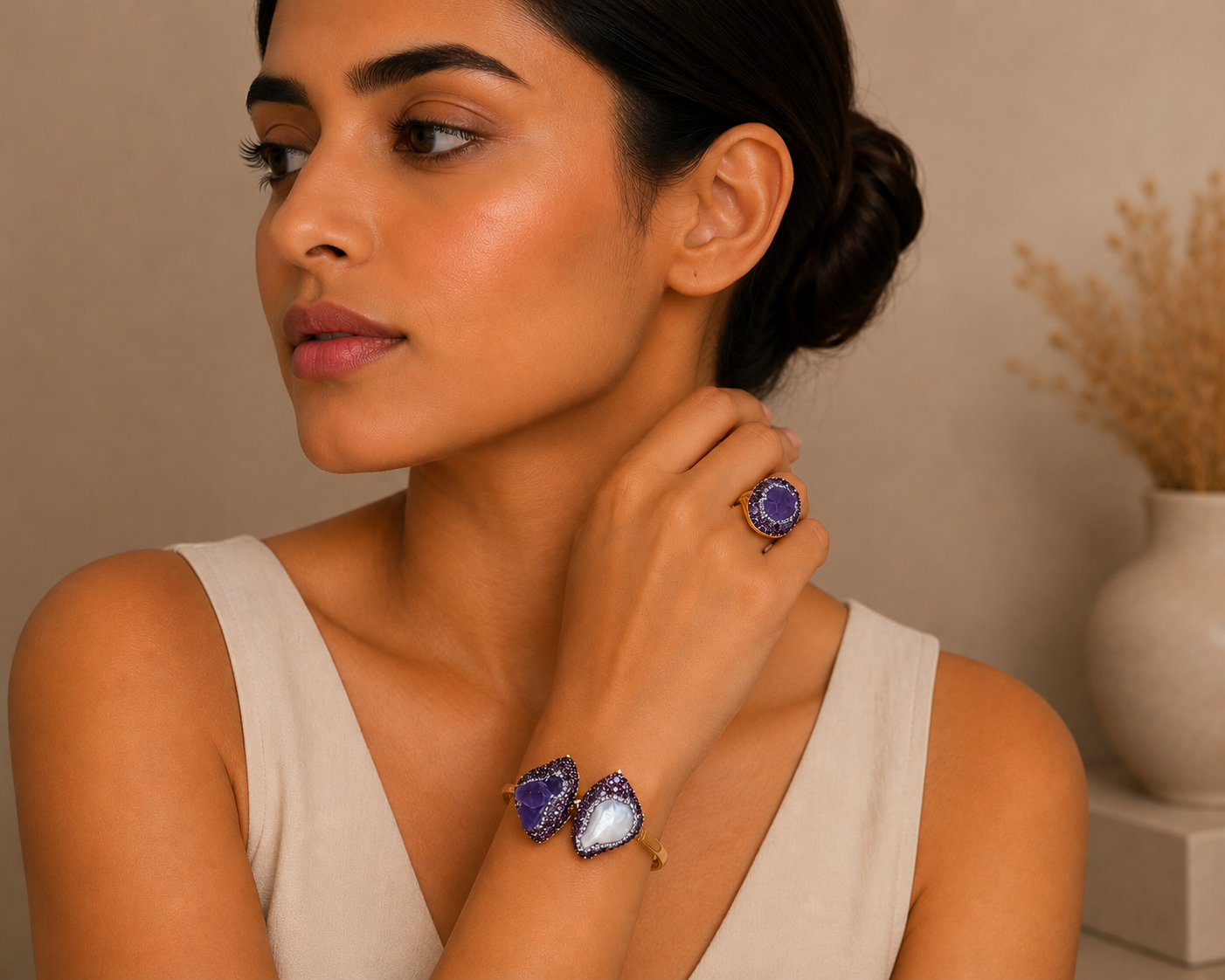 Amethyst Aura Set
