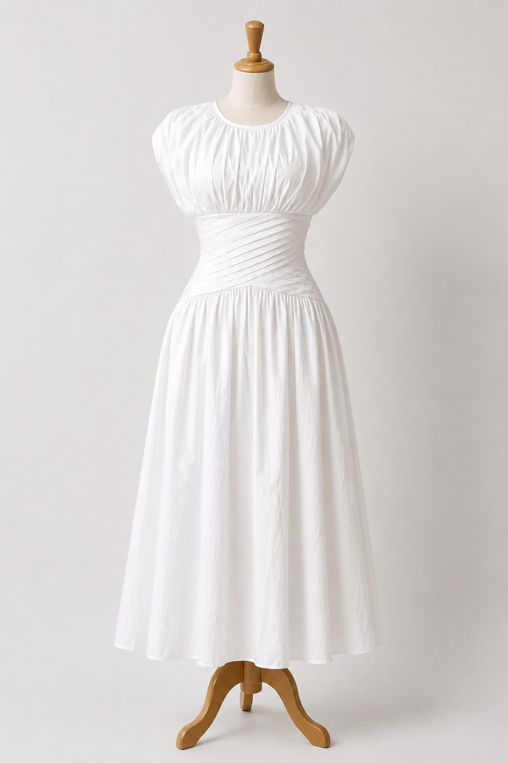 Ruched Waist Midi Dress Collection