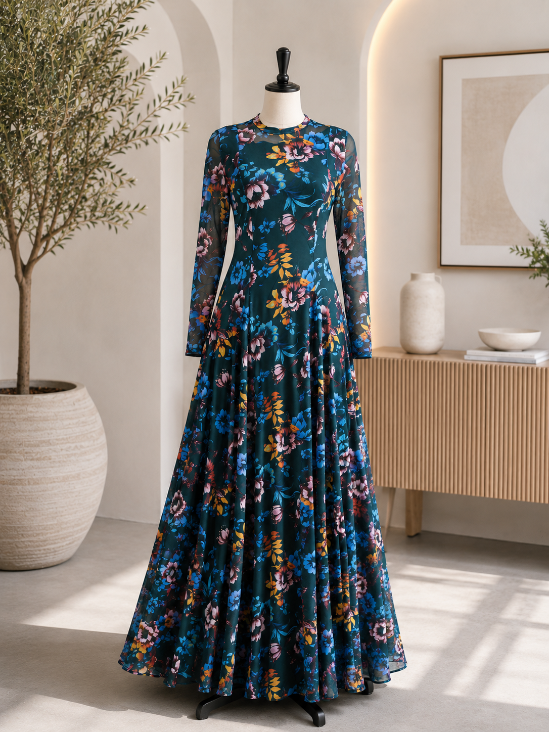 The Midnight Garden Maxi Dress