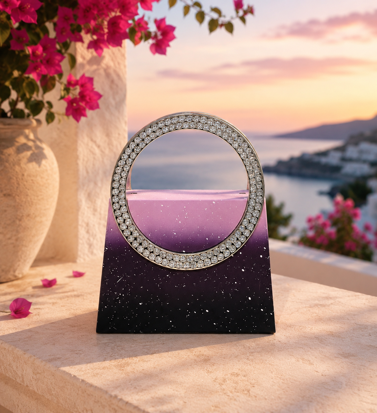 Eclipse Circle Handle Clutch